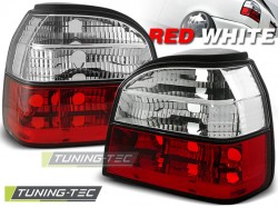TAIL LIGHTS RED WHITE fits VW GOLF 3 09.91-08.97