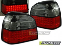 LED TAIL LIGHTS RED SMOKE fits VW GOLF 3 09.91-08.97