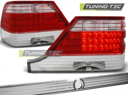 LED TAIL LIGHTS RED WHITE fits MERCEDES W140 95-10.98
