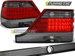 LED TAIL LIGHTS RED SMOKE fits MERCEDES W140 95-10.98