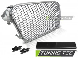 GRILLE SPORT SILVER fits AUDI A4 (B8) 11.11-15