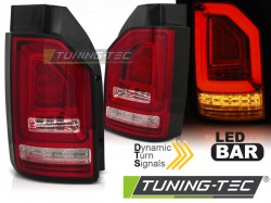 LED BAR TAIL LIGHTS RED WHIE SEQ fits VW T6 15-19 OEM LED