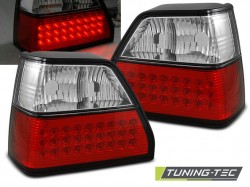 LED TAIL LIGHTS RED WHITE fits VW GOLF 2 08.83-08.91