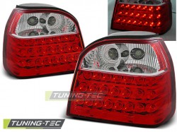 LED TAIL LIGHTS RED WHITE fits VW GOLF 3 09.91-08.97