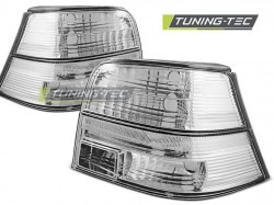 TAIL LIGHTS CRYSTAL WHITE fits VW GOLF 4 09.97-09.03