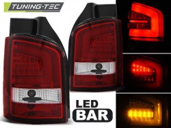 LED BAR TAIL LIGHTS RED WHIE fits VW T5 04.10-15