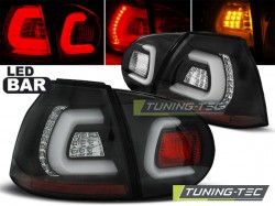 LED BAR TAIL LIGHTS BLACK fits VW GOLF 5 10.03-09
