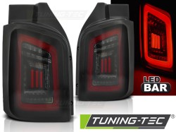 LED BAR TAIL LIGHTS SMOKE BLACK RED fits VW T5 04.03-09 / 10-15