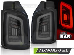 LED BAR TAIL LIGHTS SMOKE BLACK WHITE fits VW T5 04.03-09 / 10-15 TRANSPORTER