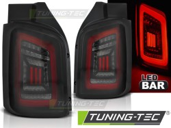 LED BAR TAIL LIGHTS SMOKE BLACK RED fits VW T5 04.03-09 / 10-15 TRANSPORTER