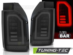 LED BAR TAIL LIGHTS SMOKE BLACK WHITE fits VW T6 15-19