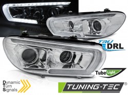 HEADLIGHTS TUBE SEQ LED CHROME fits VW SCIROCCO 14-17