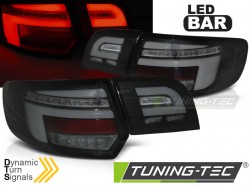 LED BAR TAIL LIGHTS BLACK SEQ fits AUDI A3 8P 5D 03-08