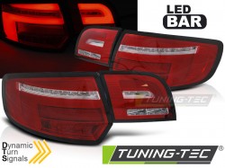 LED BAR TAIL LIGHTS RED WHIE SEQ fits AUDI A3 8P 5D 08-12